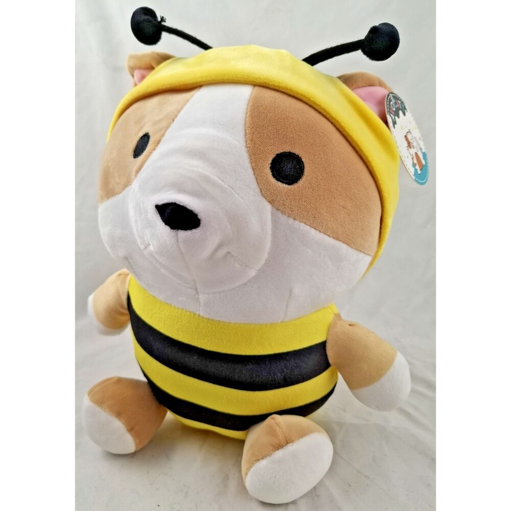 Avocatt 12 Inch Corgi Dog/Bumblebee Plush Toy/Stuffed Animal-NEW w/Tags!